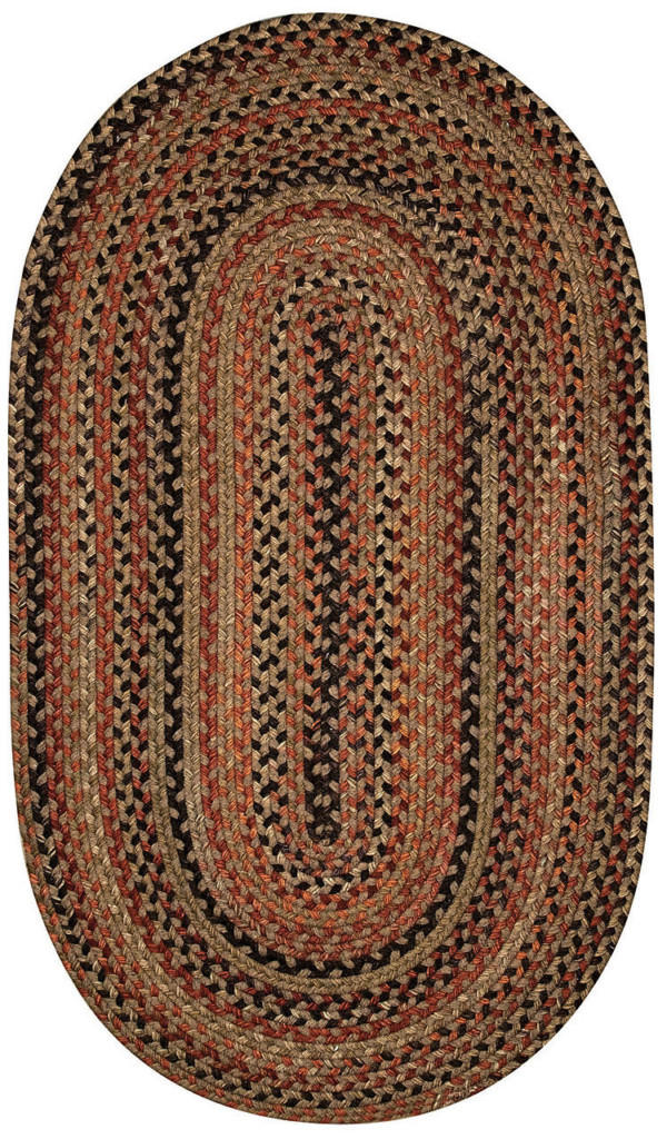Capel Homecoming 700 Chestnut Brown Braided Rug