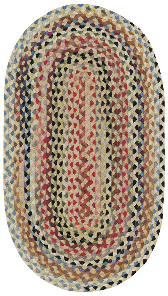 Capel Plymouth 100 Light Gold Braided Rug