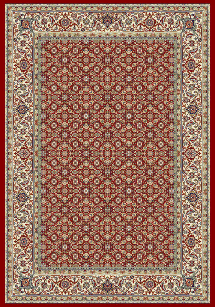 Dynamic Ancient Garden 9'-2" x 12'-10" 57011-1414 Red / Ivory Rug