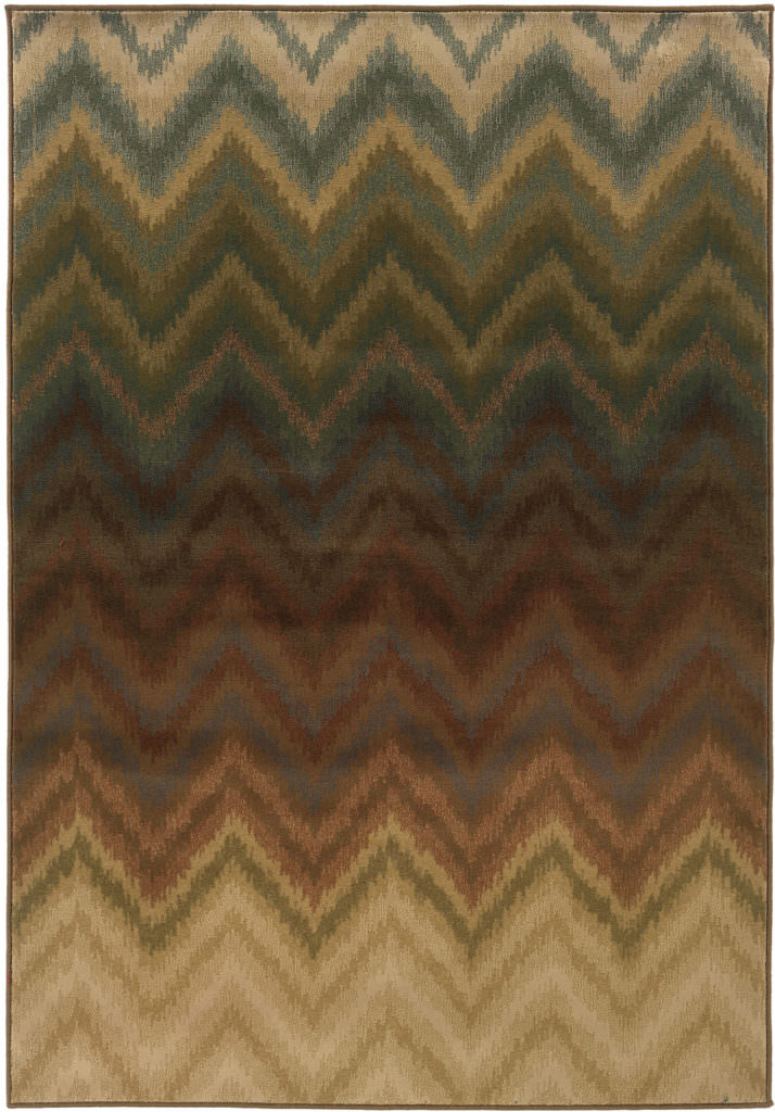 Oriental Weavers Hudson HUD 3458A Brown / Multi Rug